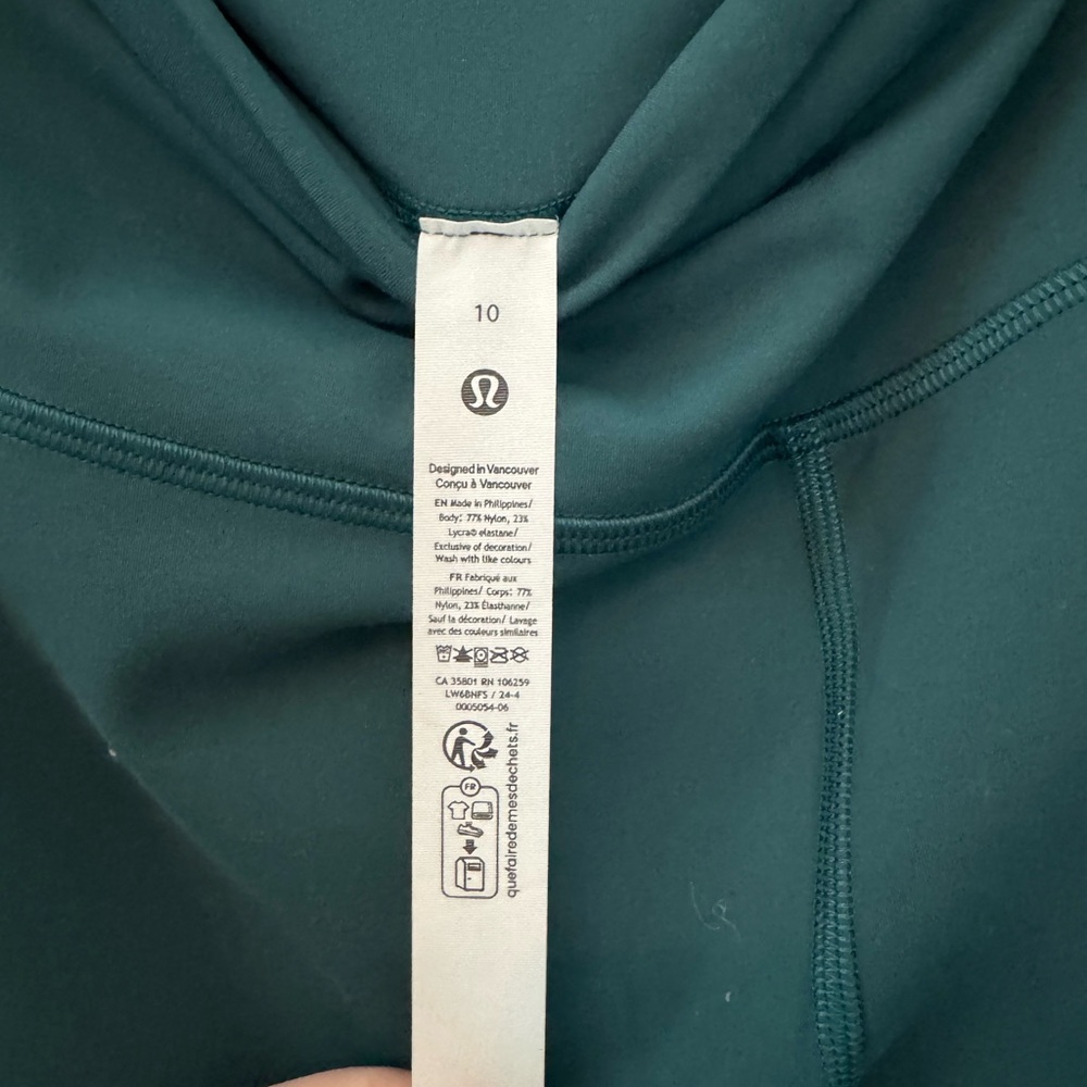 lululemon athletica Deep Green Leggings - Picture 6 of 8